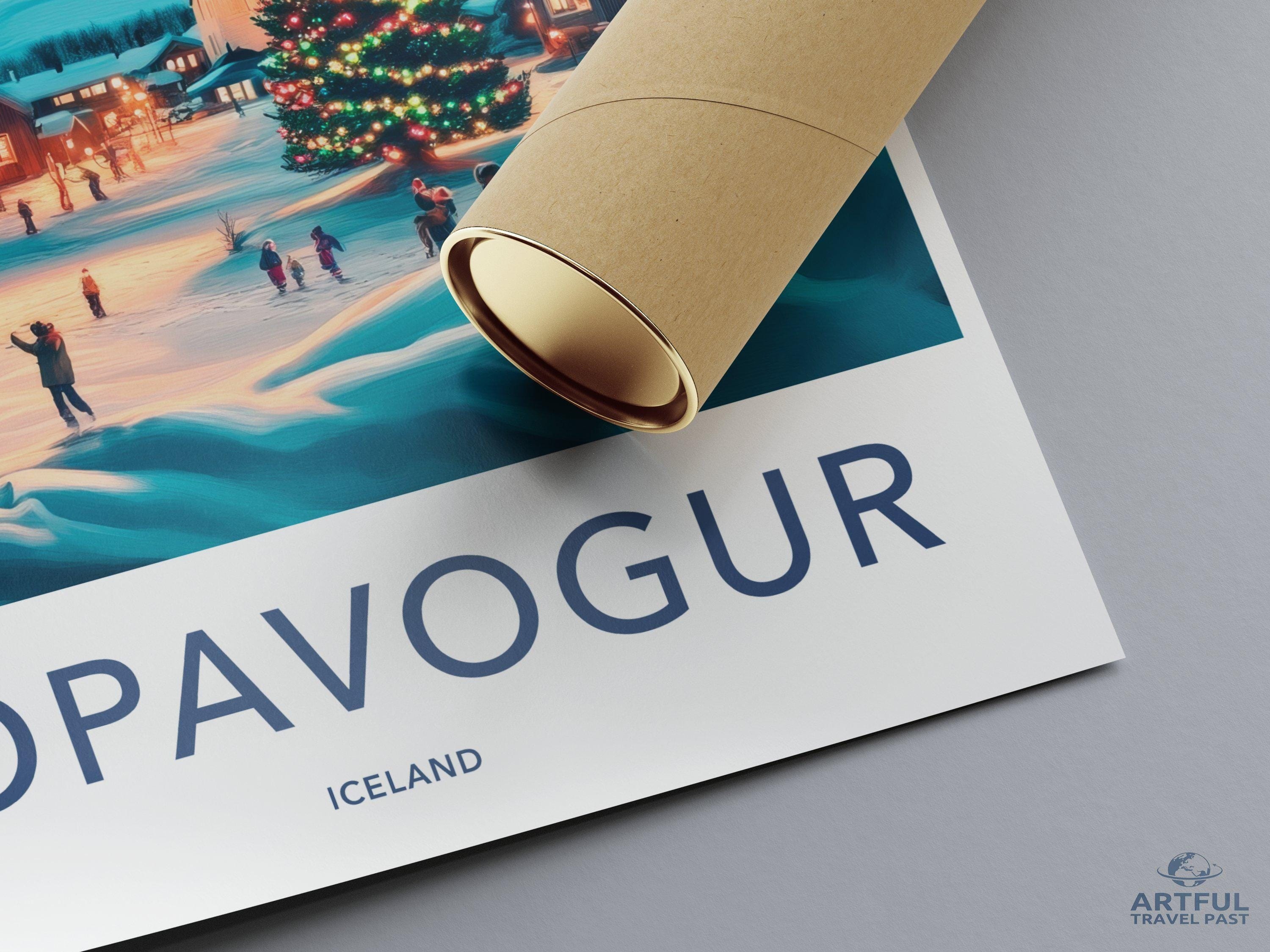Kópavogur Poster | Iceland Wall Art | Nordic Decor