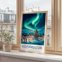Kópavogur Poster | Iceland Wall Art | Nordic Decor