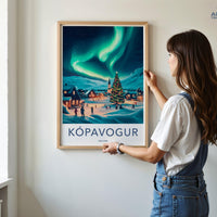 Kópavogur Poster | Iceland Wall Art | Nordic Decor