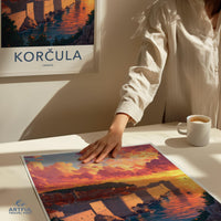 Korcula Poster | Croatia Wall Art | Europe Decor