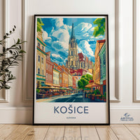 Kosice Poster - Slovakia Wall Art