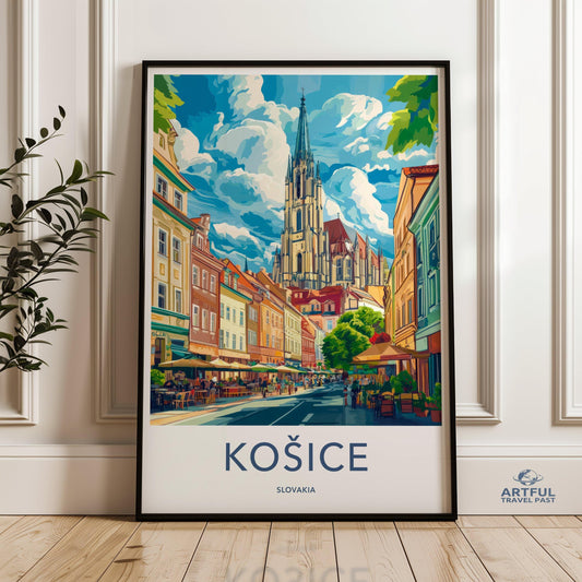 Kosice Poster - Slovakia Wall Art