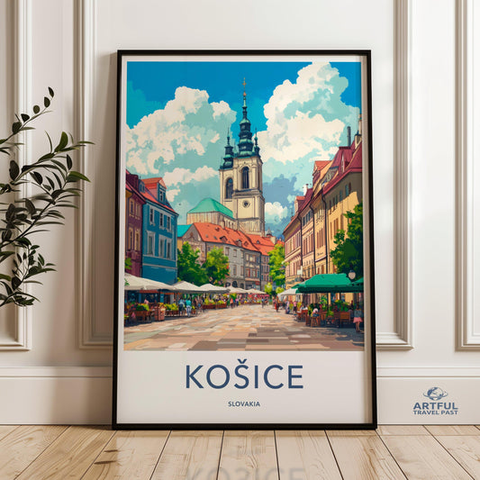 Kosice Poster - Slovakia Wall Art