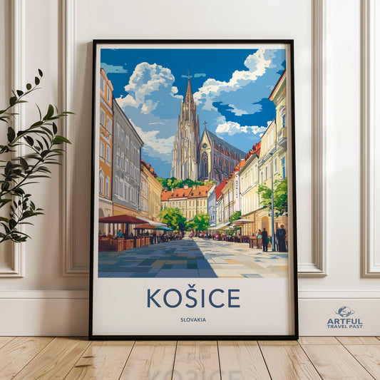 Kosice Poster - Slovakia Wall Art