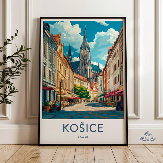 Kosice Poster - Slovakia Wall Art