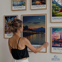 Kota Kinabalu Poster | Malaysia Wall Art | Asia Decor