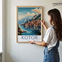 Kotor Poster - Montenegro Wall Art