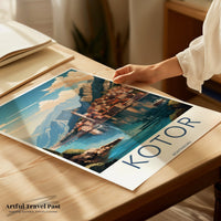 Kotor Poster - Montenegro Wall Art