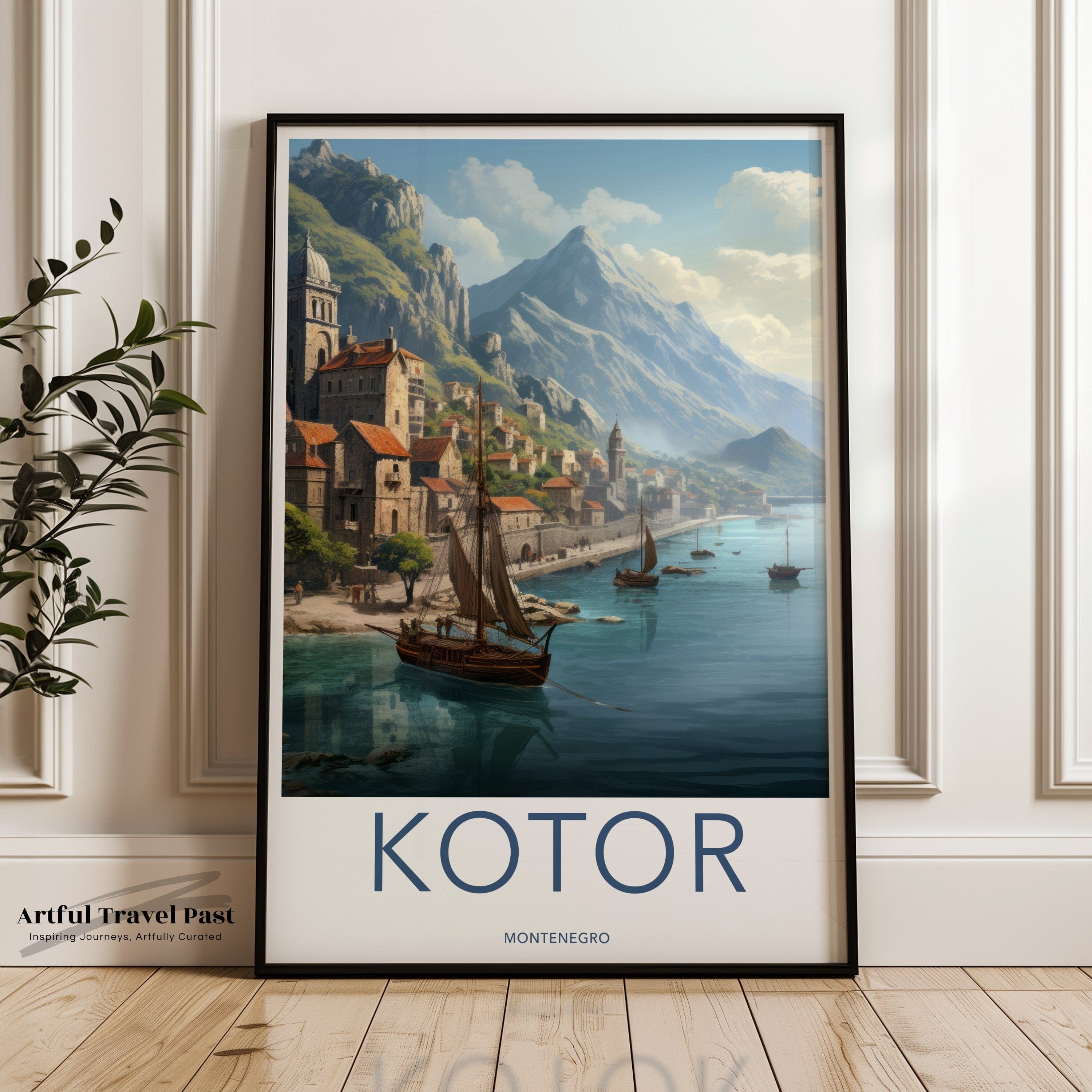 Kotor Poster | Montenegro Wall Art | Europe Decor
