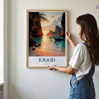 Krabi Poster - Thailand Wall Art