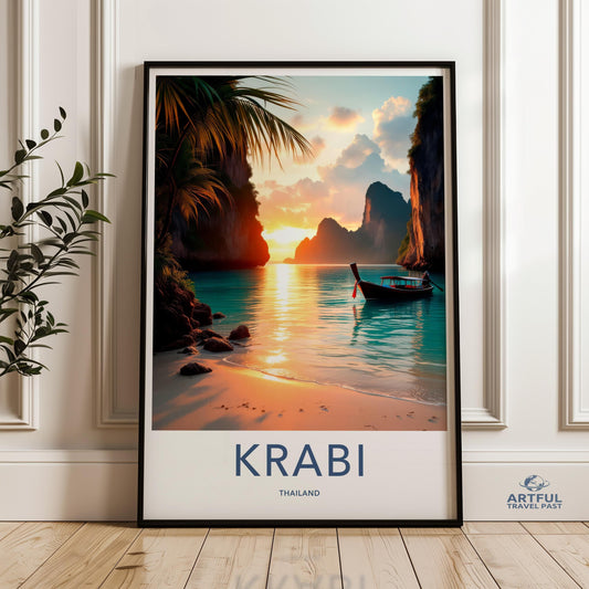 Krabi Poster - Thailand Wall Art