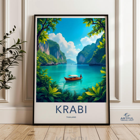 Krabi Poster - Thailand Wall Art