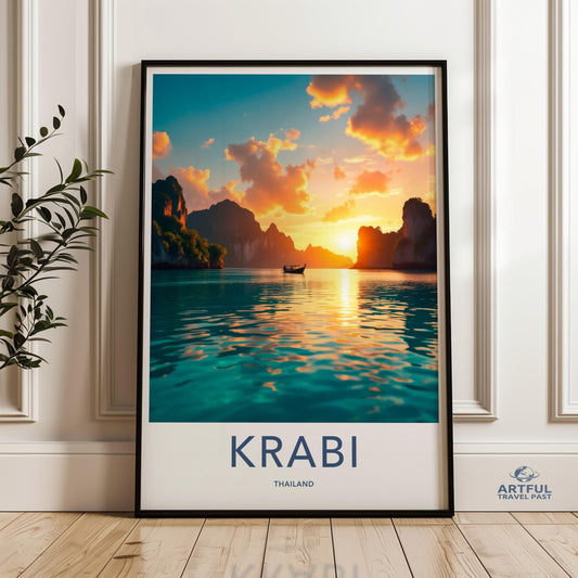 Krabi Poster - Thailand Wall Art
