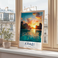 Krabi Poster - Thailand Wall Art