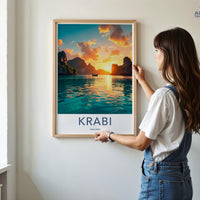 Krabi Poster - Thailand Wall Art