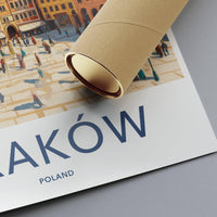 Kraków Poster - Poland Wall Art
