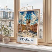 Kraków Poster - Poland Wall Art