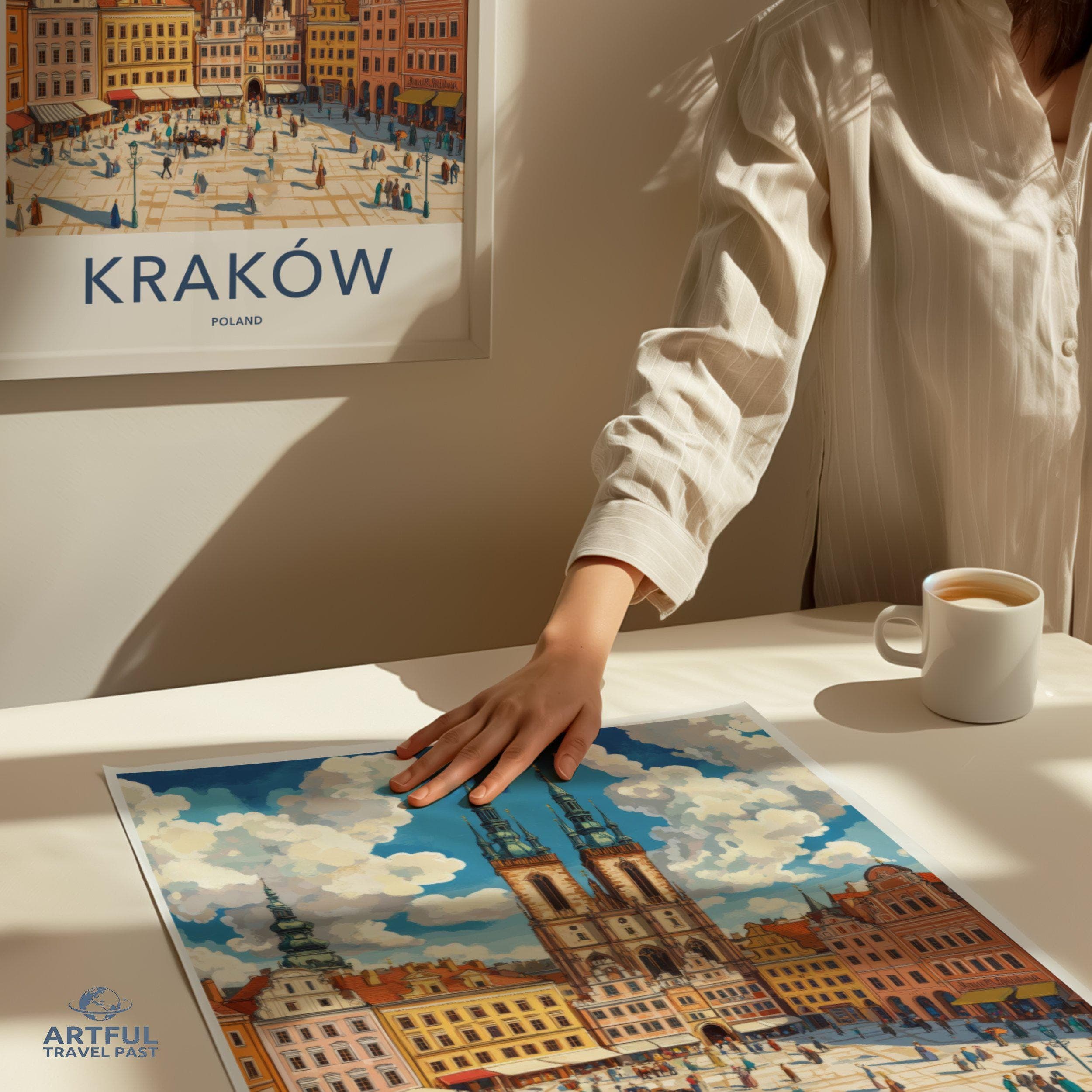 Kraków Poster - Poland Wall Art