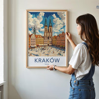 Kraków Poster - Poland Wall Art