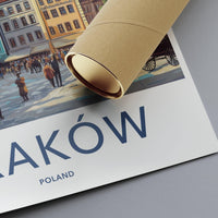Kraków Poster - Poland Wall Art