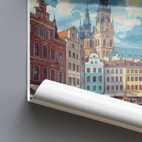 Kraków Poster - Poland Wall Art