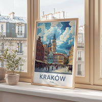 Kraków Poster - Poland Wall Art