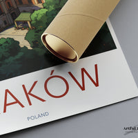 Kraków Poster - Poland Wall Art