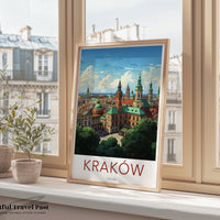 Kraków Poster - Poland Wall Art