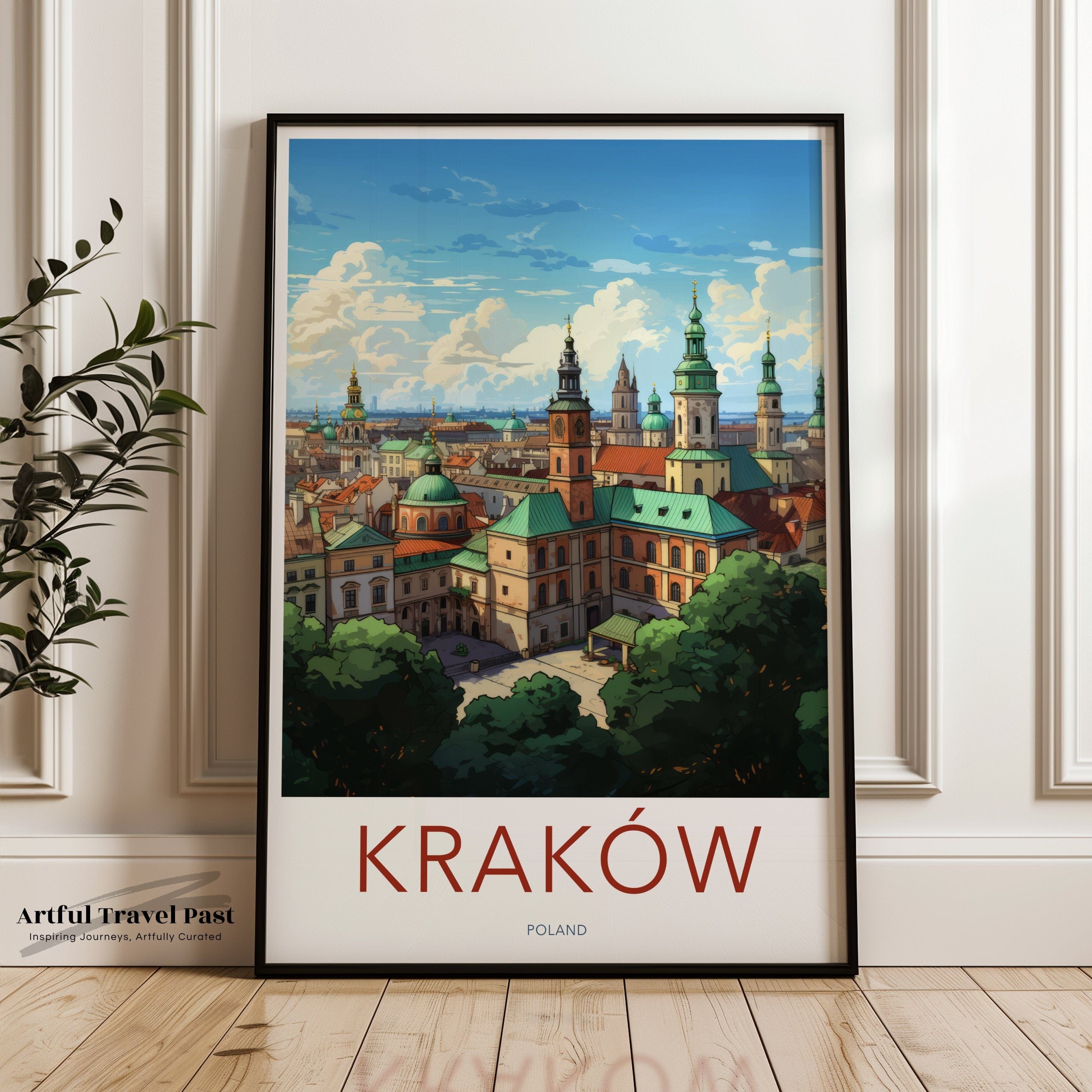 Kraków Poster - Poland Wall Art