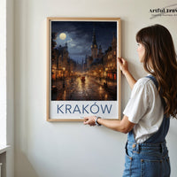 Kraków Poster - Poland Wall Art