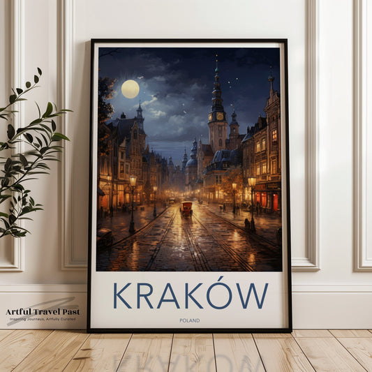 Kraków Poster - Poland Wall Art