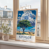 Kruger National Park Poster | South Africa Wall Art