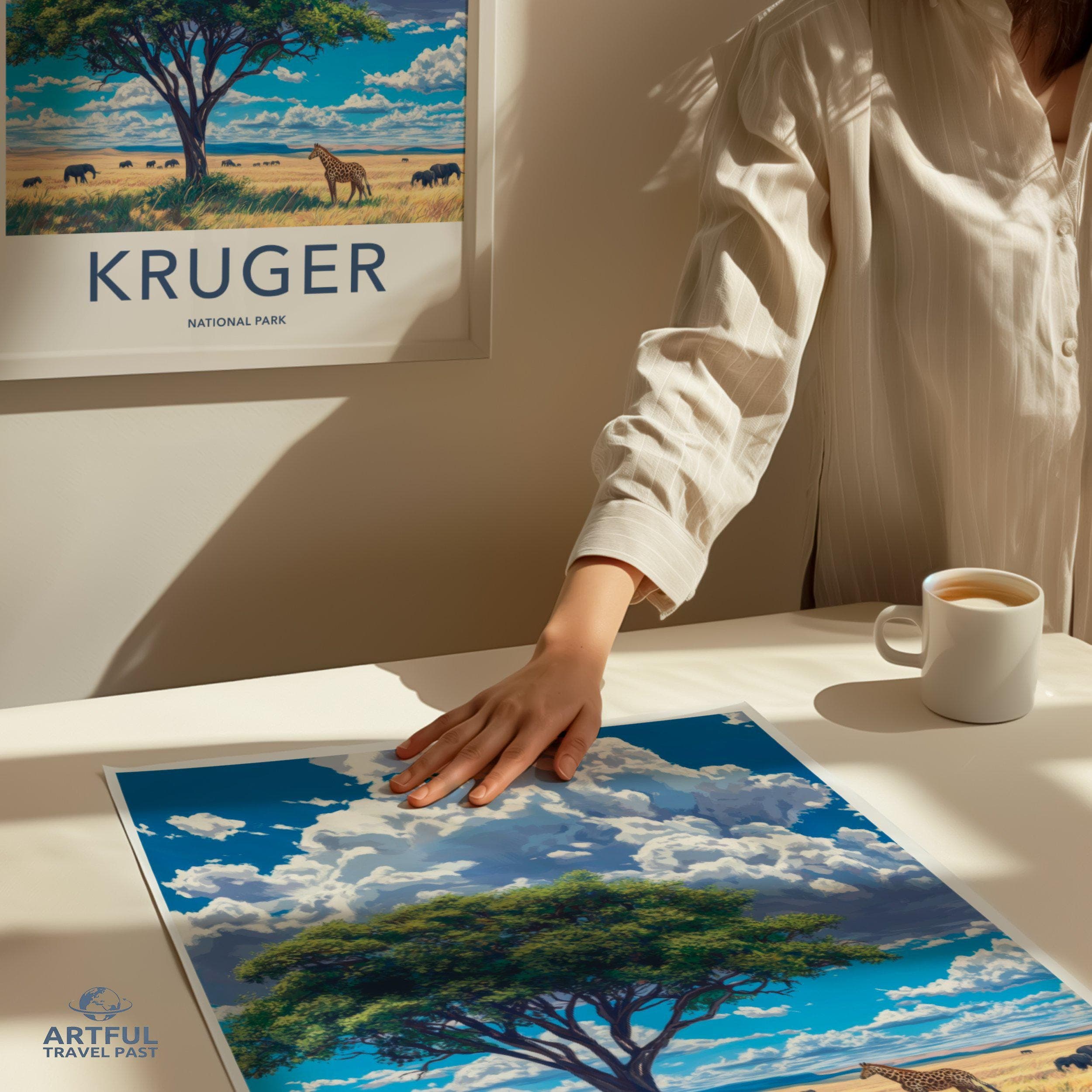 Kruger National Park Poster | South Africa Wall Art