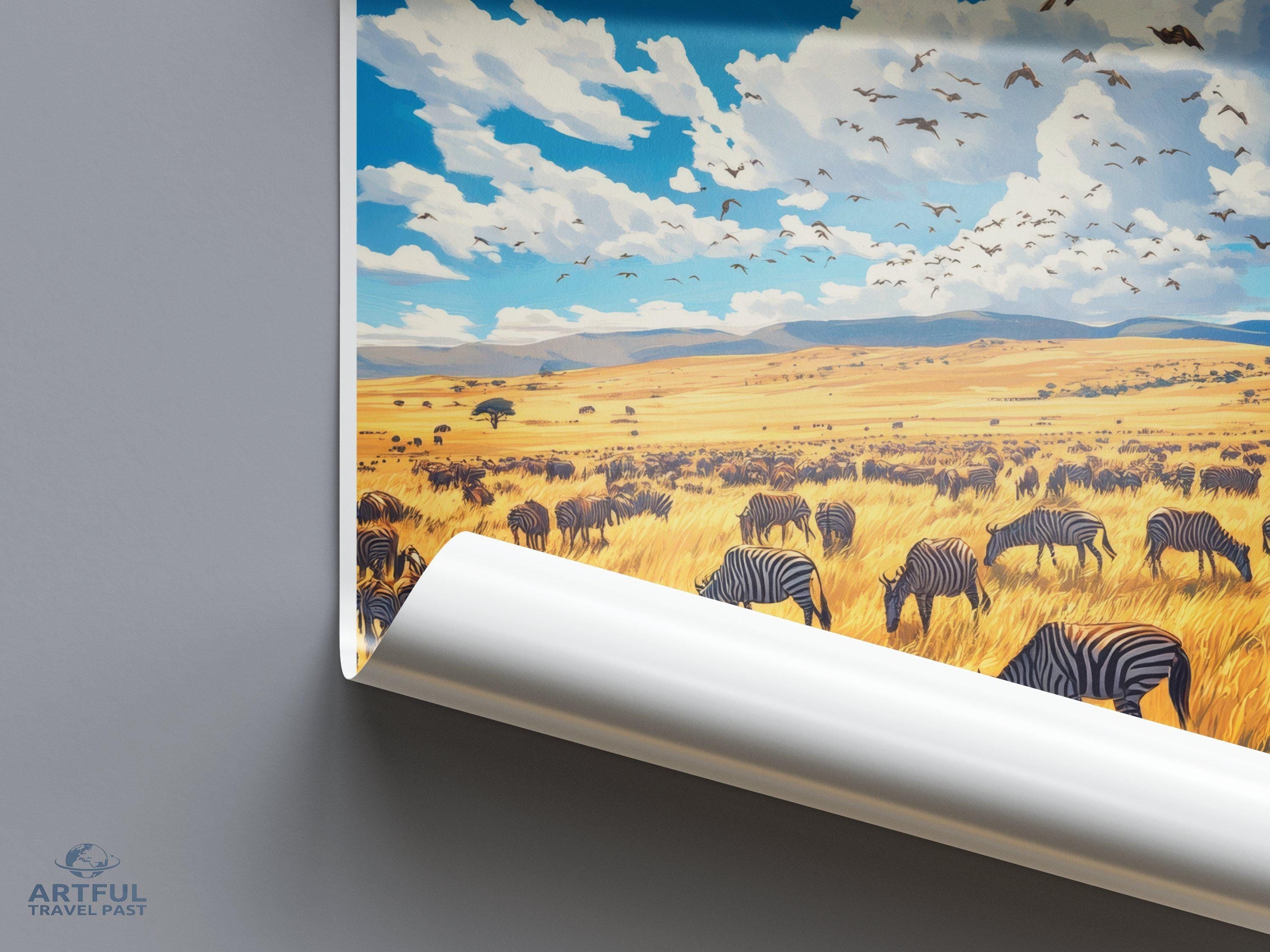 Kruger National Park Poster | South Africa Wall Art