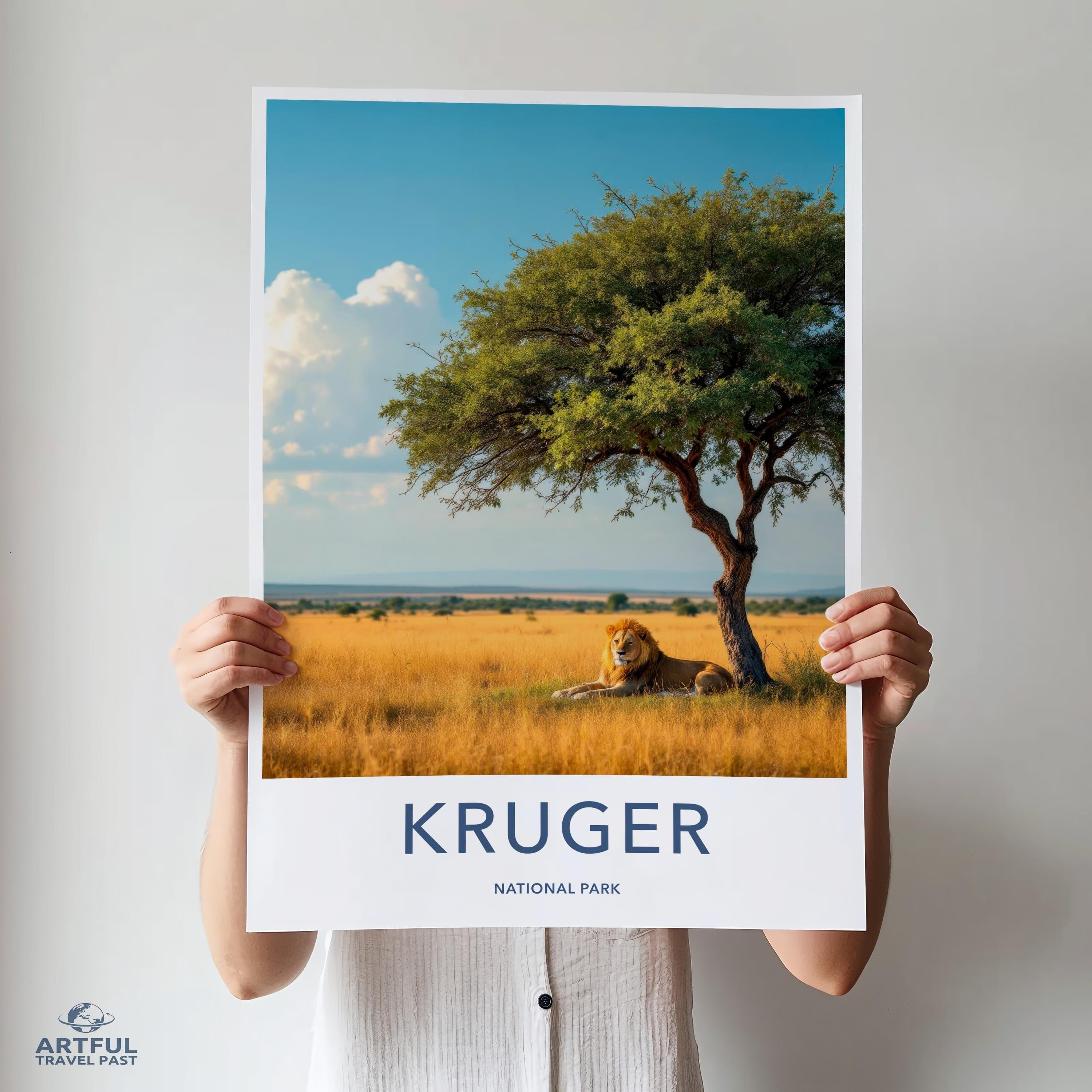 Kruger Park Poster - South Africa Wall Art