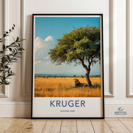 Kruger Park Poster - South Africa Wall Art
