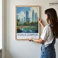 Kuala Lumpur Poster - Malaysia Wall Art