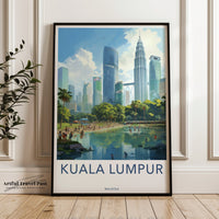 Kuala Lumpur Poster - Malaysia Wall Art