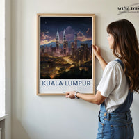 Kuala Lumpur Poster - Malaysia Wall Art