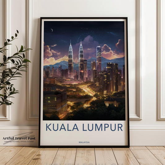 Kuala Lumpur Poster - Malaysia Wall Art