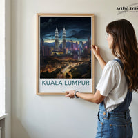 Kuala Lumpur Poster - Malaysia Wall Art