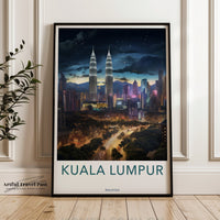 Kuala Lumpur Poster - Malaysia Wall Art