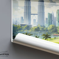 Kuala Lumpur Poster - Malaysia Wall Art