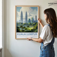 Kuala Lumpur Poster - Malaysia Wall Art