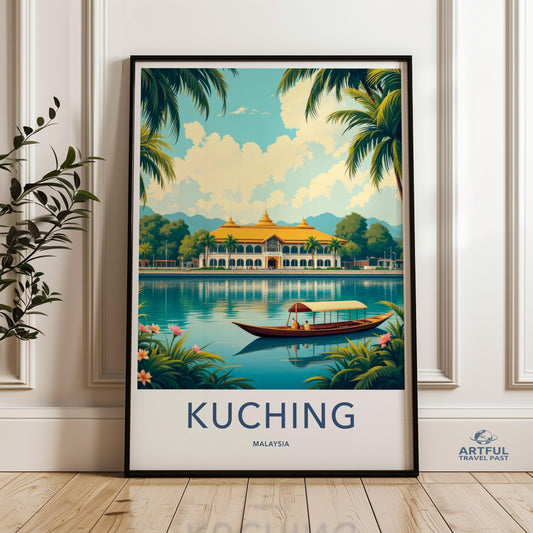 Kuching Poster - Malaysia Wall Art