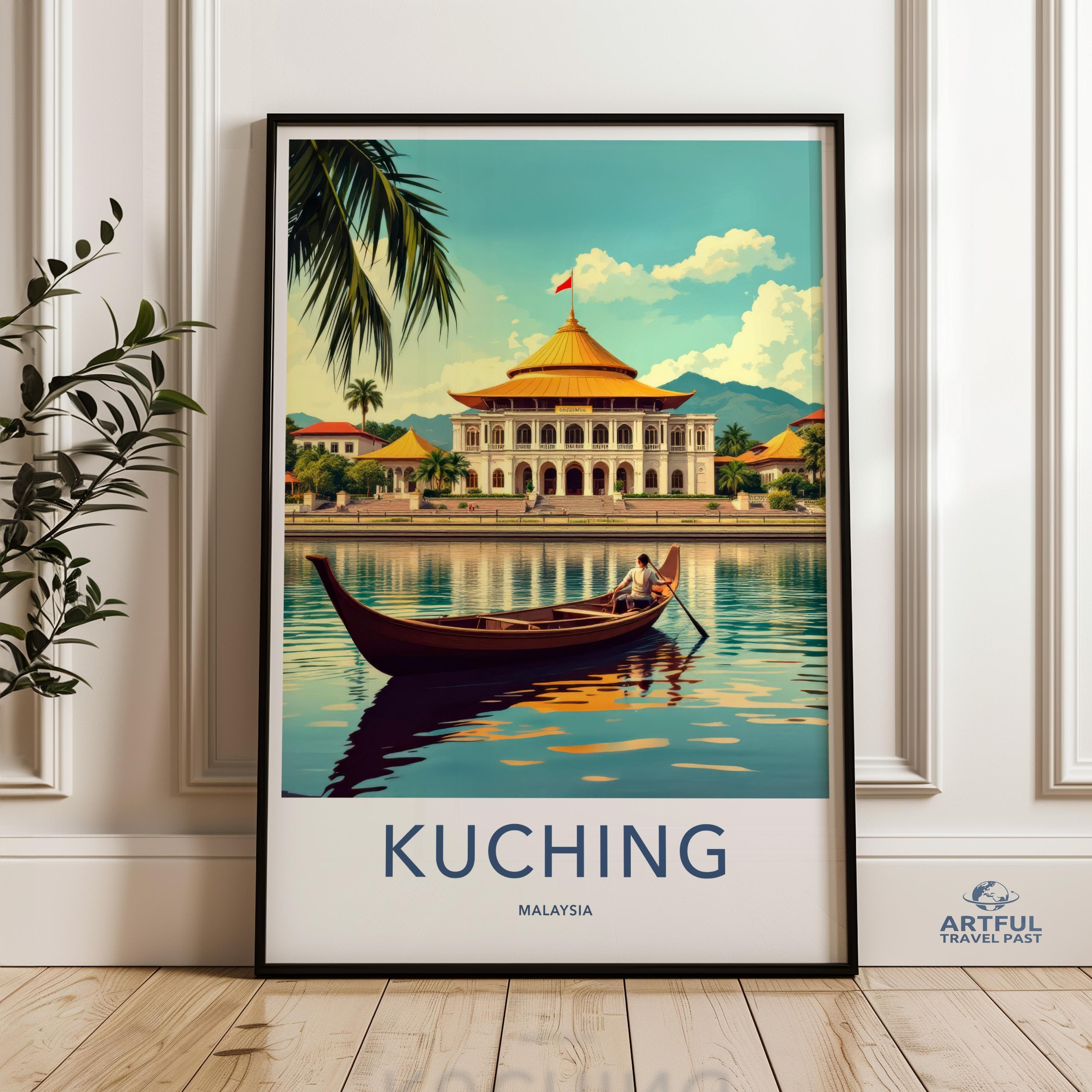 Kuching Poster - Malaysia Wall Art