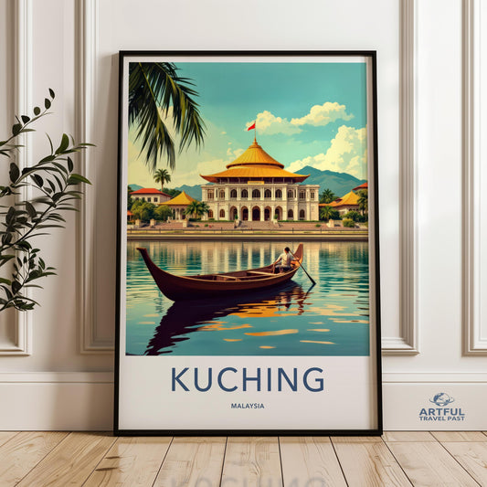 Kuching Poster - Malaysia Wall Art