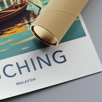 Kuching Poster - Malaysia Wall Art