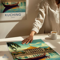 Kuching Poster - Malaysia Wall Art