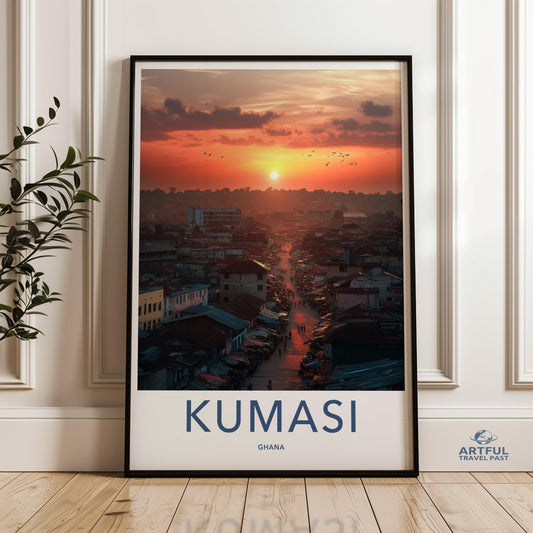 Kumasi Poster - Ghana Wall Art